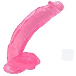 CharmingNight Realistic Dîldɔ with Suction Cup Ultra Soft for Realistic Texture Women Men Couples Interactive Couple Leisure Toys