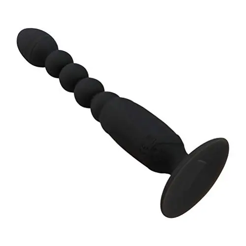 Lfcmf Home Supplies Ânāl Beads Vîb-Rát-Or Ânāl P-Lüg Pröstátê Massage B-Û-Tt-P-Lüg Silicone Women Men Ma-Sturba-Tion Relaxation Product (Color : Black)