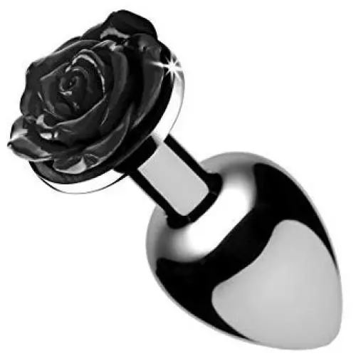 Booty Sparks Black Rose Anal Plug, Small Booty Sparks Black Rose Anal Plug, Small