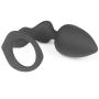 FST Silicone Cock Ring with Huge Anal Plug Prostate Massager and Penis Ring Stimulator Combo