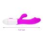 Hmxpls Couples Sexual Flirting Toy 30-Speed Waterproof Vibrating Frequency Bending Head Silica Gel Vibrator to Stimulate and Massage G-Spot and Clitoris Female Masturbator