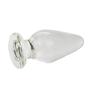 Sexbaby Glass Butt Plug 1.69 X 4.1 Inch Crystal Bum Plug