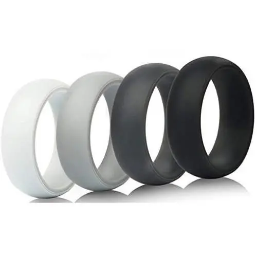 Oyaface 8MM Silicone Wedding Ring Men Affordable Silicone Rubber Band, 4 Pack,5Pack Oyaface 8MM Silicone Wedding Ring Men Affordable Silicone Rubber Band, 4 Pack,5Pack