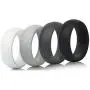 Oyaface 8MM Silicone Wedding Ring Men Affordable Silicone Rubber Band, 4 Pack,5Pack Oyaface 8MM Silicone Wedding Ring Men Affordable Silicone Rubber Band, 4 Pack,5Pack