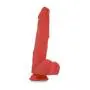 Lickerlish SPATTS 8.5" Premium Silicone Dildo Red with Suction Cup
