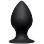 KINK By Doc Johnson - Ace - 4.5 Inch Premium Silicone Butt Plug with Suction Cup Base - 4.5" Long and 2.5" Wide - High Quality Smooth Seamless Silicone - Black KINK By Doc Johnson - Ace - 4.5 Inch Premium Silicone Butt Plug with Suction Cup Base - 4.5" Long and 2.5" Wide - High Quality Smooth Seamless Silicone - Black