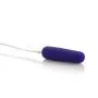 CalExotics Whisper Micro Bullet – Self Heating Wired Pocket Bullet Vibrator - Remote Control Sex Toys for Couples - Adult Egg Massager - 1.25 Inch - Purple