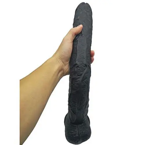 HAOZICH Handheld, Private Toy Soft Massaging Black,Color(16.92 Inches) for Women Female HAOZICH (Color : Black)