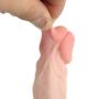 Zlolia Superior Anal Realistic Penis Dildo with Suction Cup Adult Sex Toys for Women, Flesh
