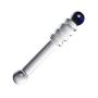 MXD Double-Headed Glass Massage Pull Beads Bǔtt Plug Personal Game Toy Comfortable Waterproof T-Shirt