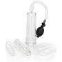 CalExotics His Enlargement Kit – Male Enhancement Penis Pump with Silicone Ring – Sex Toys for Men – Clear