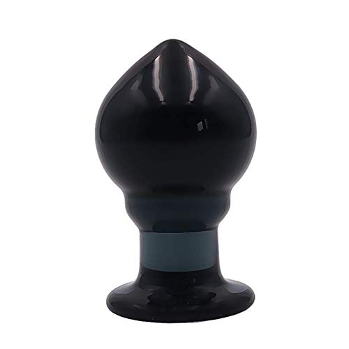 NVXYP Black Medical Glass Anâl Plùg Massager Toy