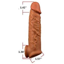 Membrum Penis Case Cover Dick Overstriking Erection Ipsism Sexual Intrest Stick Wand Fun Rod Sleeve Body Safe for Couple