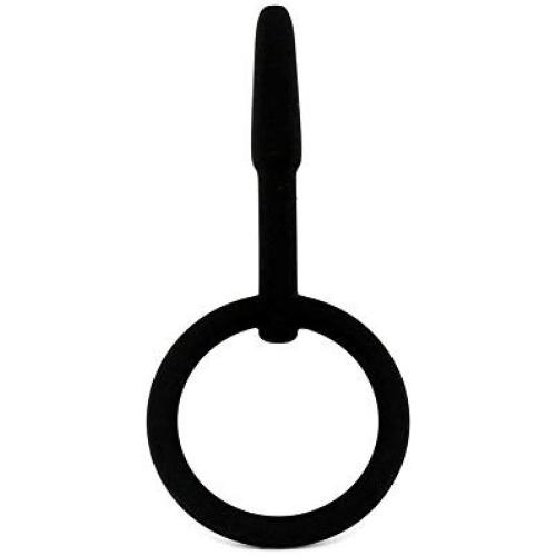 Eastern Delights Flexible Silicone Urethral Sounds Penis Plug with Hollow Hole, 2.17 Inch