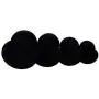 Silica Gel Fetish Plug Anal Butt Personal Massager,4 Size Black (S) Silica Gel Fetish Plug Anal Butt Personal Massager,4 Size Black (S)