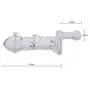 WRZHL Transparent Hand-held Glass Wand Lifelike Dildo Women Couple Health Massage Toy Tshirt Skirt