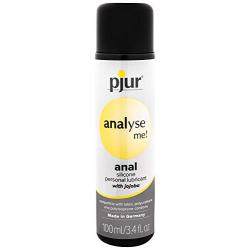 Pjur Analyze Me Condom Safe Silicone Personal Lubricant with Jojoba 3.4 Fluid Ounces / 100 Milliliter