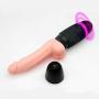 Confidential Delivery Electric Powerful Thrust Retractable Machine Multi-Angle Adjustable Hand Free Suction Cup Adult Love Toy, Automatic Massage Tool with Remote Control & Heating Realistic Silicone