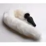 Tailz White Fox Tail Anal Plug and Ears Set