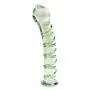 Huge Big Size Double Head Ultra Smooth Crystal Glass Stick Ridged Spiral Designed for Women Men Huge Big Size Double Head Ultra Smooth Crystal Glass Stick Ridged Spiral Designed for Women Men