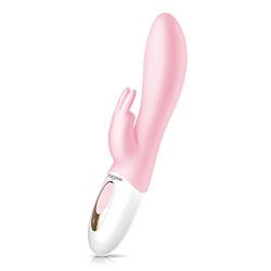 RITER 12 Frequency Vibrantion Stimulator Heating Rotating Beaded Vibrantor G Spotter Rechargeable Massager Adullt Six Toys for Women Pink