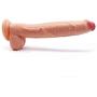 XL-Massagers 12 Inch Simulation Huge Long Lifelike Big Monster Massage Wand Handsfree Female Personal Massager (Color : Beige)