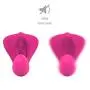 Silicone Wireless Massager with Remote Control, IP67 Waterproof,10-Speed and USB Charging (Red)