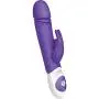 The Thrusting Rabbit USB Rechargeable Clitoral Stimulation Silicone Vibrator Splashproof Purple The Thrusting Rabbit USB Rechargeable Clitoral Stimulation Silicone Vibrator Splashproof Purple