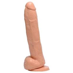 Sexflesh Vibrating Vincent Dildo with Suction Cup, 11 Inch