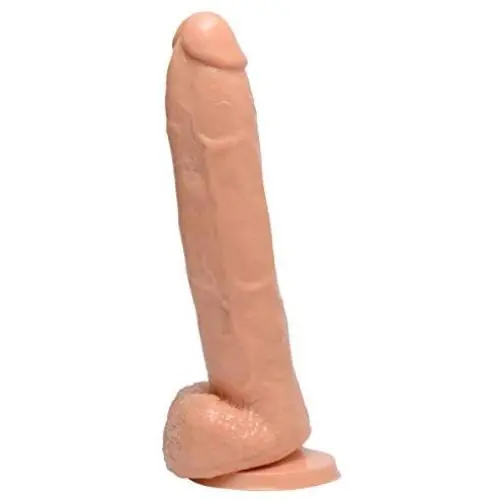 Sexflesh Vibrating Vincent Dildo with Suction Cup, 11 Inch Sexflesh Vibrating Vincent Dildo with Suction Cup, 11 Inch