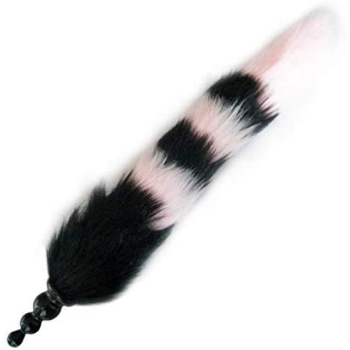 a-YUEYUE Funny Fox Faux Tail Amal Plug for Couples Cosplay,10 Colors Optional