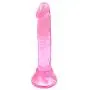 JSCRlove 6 in Beginners Mini Soft-Ďîldɔ Women Massager Realistic Dual Density Toy,Beginners Lifelike Suction Cup Tools(Pink) Women Socks