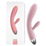 Svakom Barbara Rechargeable Ribbed Rabbit, Pale Pink