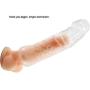 Crystal Soft Silicone Penis Enlarger Sleeve for Men (Length 70mm)
