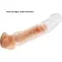 Crystal Soft Silicone Penis Enlarger Sleeve for Men (Length 70mm) Crystal Soft Silicone Penis Enlarger Sleeve for Men (Length 70mm)