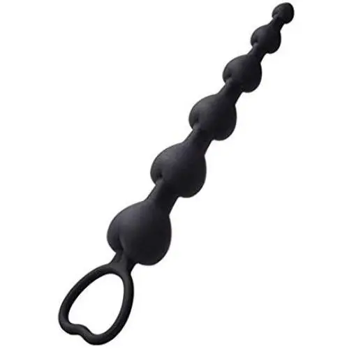 Pavian Analal Beads Pull Silicone Body Relax Massager for Men Women (pink2)