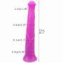Lfcmf Perfect Size 16.1 Inch Big Thick Massage Soft PVC Hands Huge Massage for Women Couple (Color : Purple)