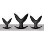 Master Series 3 Piece Silicone Anal Anchor Set