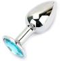 Jewelry Anal Plug Beginners Sex Toys - Butt Plug Booty Beads - For Women Men Couples (Blue, Discreet Package)