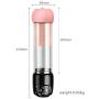 SchwarzSex Male Masturbators Penis Pumps,Electric Vacuum Pumps Sex Toys,Erection Stimulation Trainer with 6 Suction Levels,Artificial Vagina Sexy Masturbation