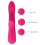LEVETT Powerful Dildo Female Vibrator to Stimulate Clitoris and G Spot 14 Vibration Modes Rechargable Massager