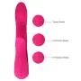 LEVETT Powerful Dildo Female Vibrator to Stimulate Clitoris and G Spot 14 Vibration Modes Rechargable Massager