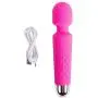 Finever Body Massager 20 Speed Water Resistant Rechargeable Personal Wand Powerful Vibration Therapeutic Aches Sports (Pink Wand) Finever Body Massager 20 Speed Water Resistant Rechargeable Personal Wand Powerful Vibration Therapeutic Aches Sports (Pink Wand)