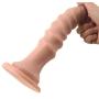 9.3 Inch Realistic Double Layer Silicone Toy with Strong Suction Cup