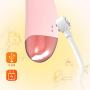 Vibrate Wand Massager, Handheld Cordless and Powerful,Waterproof, USB Rechargeable, Personal Massage for Back Neck Shoulder Feet Muscles Pain Relief and Sports Sore Recovery Temperature