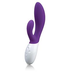 LELO INA 2 Luxury Rabbit Style Vibrator, Dual-Action Vibe, Purple