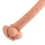 Suction Cup 16.53 Inch Extra Long Huge Massage Wand with Suction Cup Personal Body Massager Box Package (Color : Flesh)