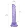 JSCRlove Realistic Ultra Soft-Ďîldɔ Women Body Wand Massager Relaxing Toy,Beginners Lifelike Suction Cup Tools,Transparent Purple Women Dresses JSCRlove Realistic Ultra Soft-Ďîldɔ Women Body Wand Massager Relaxing Toy,Beginners Lifelike Suction Cup Tools,Transparent Purple Women Dresses
