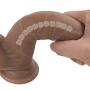 Extremely Life- Like Strápôn Brown Massager for Women Couples - Beginner Tranier Set Soft Wand