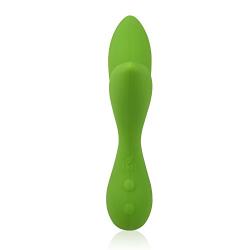 BMS Vitality by Leaf 100 Percent Natural Pleasure Vibrator, Green, 5 Inch